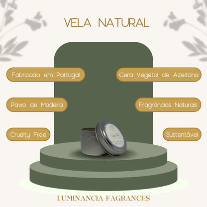 Vela Cereja Preta 75g Luminancia Fragrances