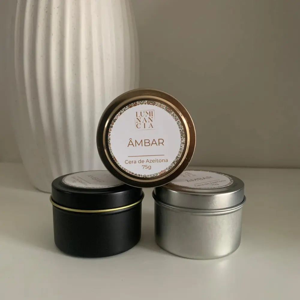 Vela Âmbar 75g Luminancia Fragrances