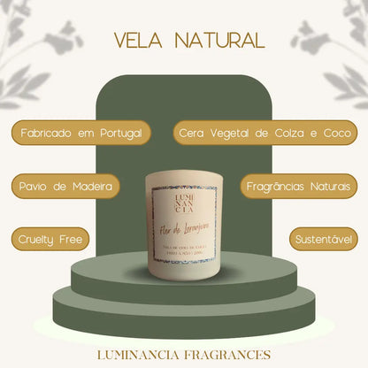 Vela Flor de Laranjeira 200g Luminancia Fragrances